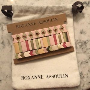 Roxanne Assoulin Set-Of-Three Pink Sands Bracelets